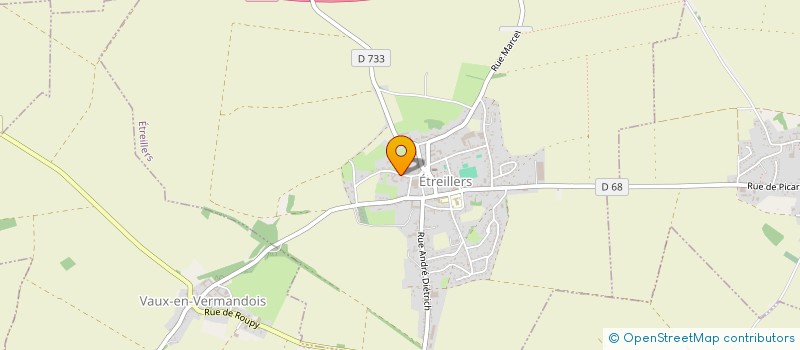 localisation de l'entreprise EARL RETTERE  ETREILLERS