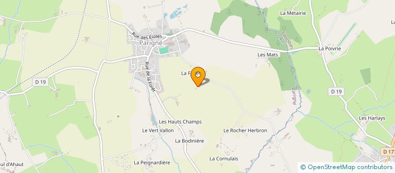 localisation de l'entreprise EARL REUCHERON-PLESSIS à PARIGNE
