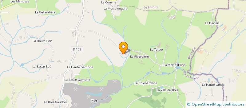 localisation de l'entreprise EARL REUZEAU à LA CHAPELLE FLEURIGNE