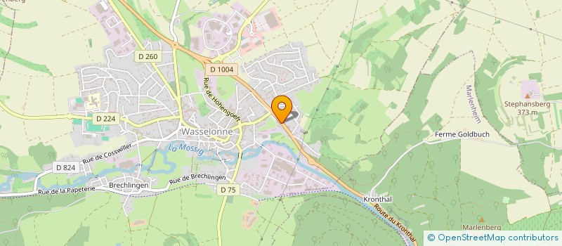 localisation de l'entreprise EARL REYSZ ROLAND  TRAENHEIM