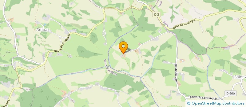 localisation de l'entreprise EARL RIBAGET  SENARENS