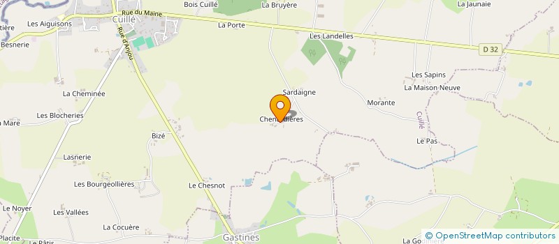 localisation de l'entreprise EARL RICARD à CUILLE