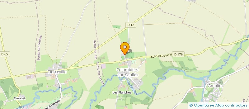 localisation de l'entreprise EARL RICHARD  COLOMBIERS-SUR-SEULLES