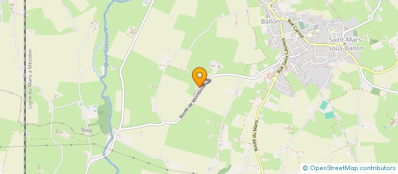 localisation de l'entreprise EARL RICHARD  BALLON-SAINT MARS