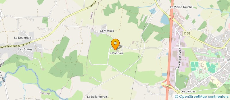 localisation de l'entreprise EARL RICHARD à GUICHEN