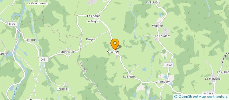 localisation de l'entreprise EARL RICHARD à DONTREIX