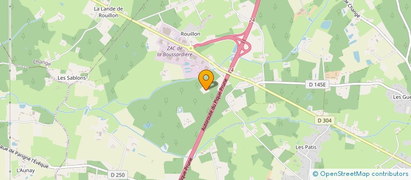 localisation de l'entreprise EARL RICHARD S ET K  BRETTE-LES-PINS