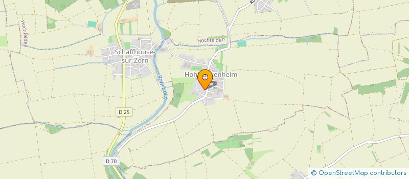 localisation de l'entreprise EARL RICHERT - WENDLING  HOHFRANKENHEIM