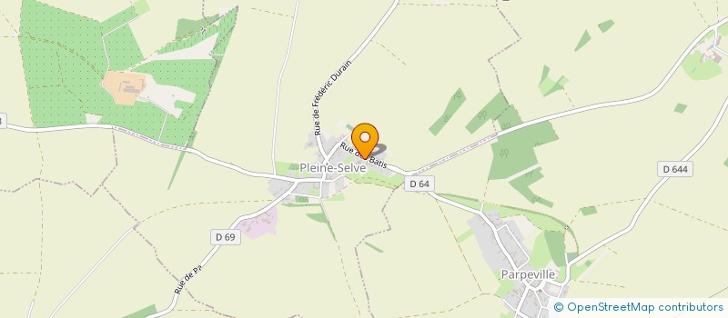 localisation de l'entreprise EARL RICHEZ ET FILS  PLEINE-SELVE