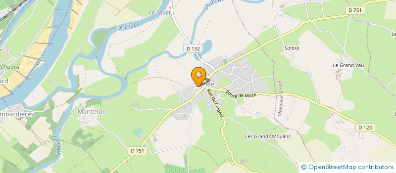 localisation de l'entreprise EARL RICOU à VAL-DU-LAYON