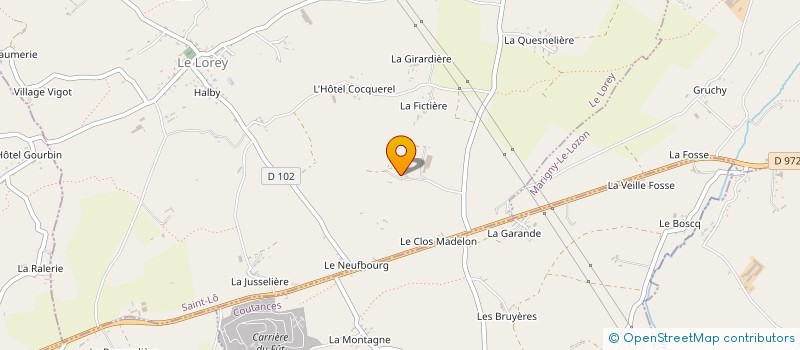 localisation de l'entreprise EARL RIHOUEY à HAUTEVILLE-LA-GUICHARD