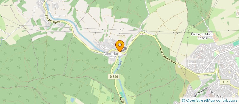 localisation de l'entreprise EARL RIHS  ALLONDANS