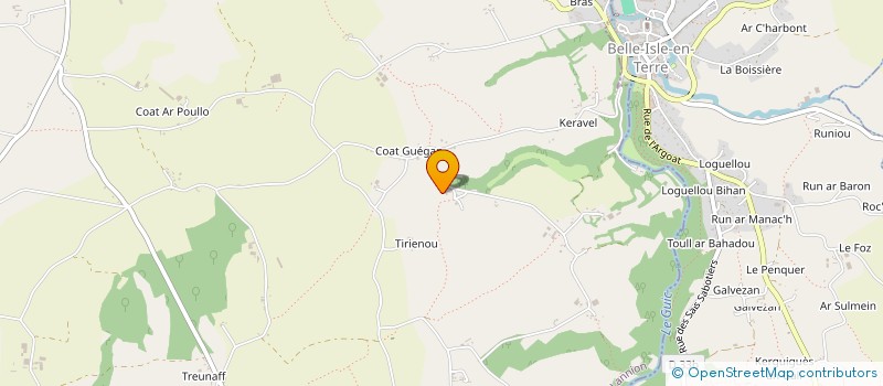 localisation de l'entreprise EARL RINQUIN à PLOUNEVEZ-MOEDEC