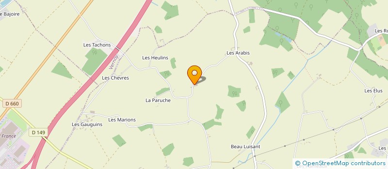 localisation de l'entreprise EARL RIOU à ST MARTIN D ORDON