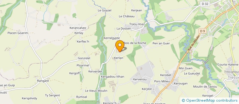 localisation de l'entreprise EARL RIOU KERLAN à GOUDELIN