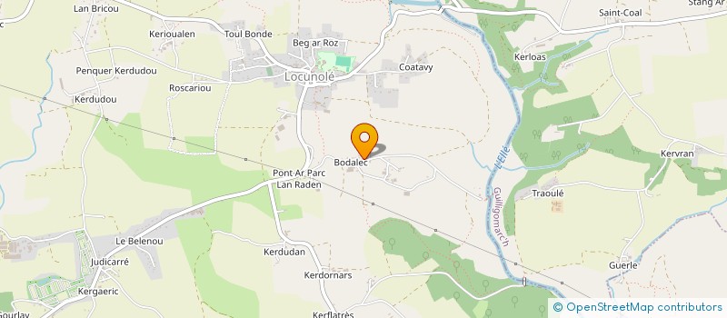localisation de l'entreprise EARL RIVALAIN à LOCUNOLE