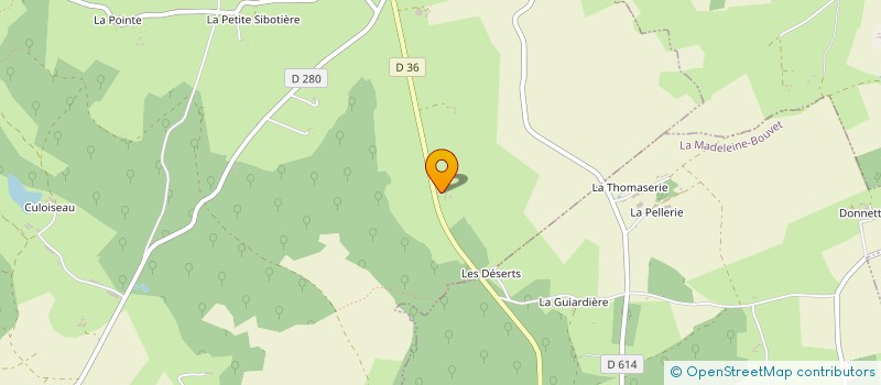 localisation de l'entreprise EARL RIVOAL à MOUTIERS-AU-PERCHE