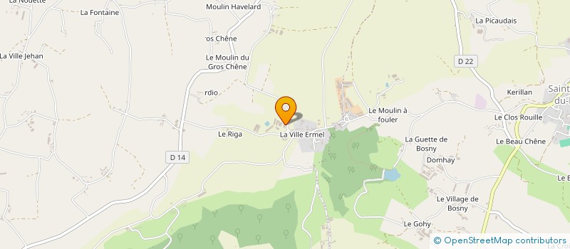 localisation de l'entreprise EARL RML  LE MENE