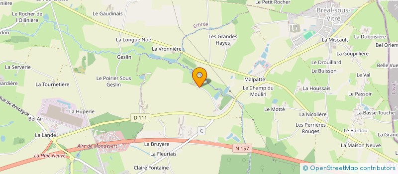 localisation de l'entreprise EARL ROBERT à MONDEVERT