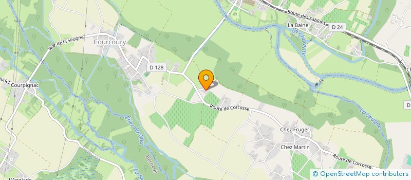 localisation de l'entreprise EARL ROBERT  COURCOURY