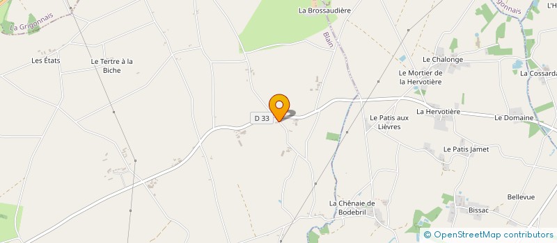 localisation de l'entreprise EARL ROBERT à BLAIN