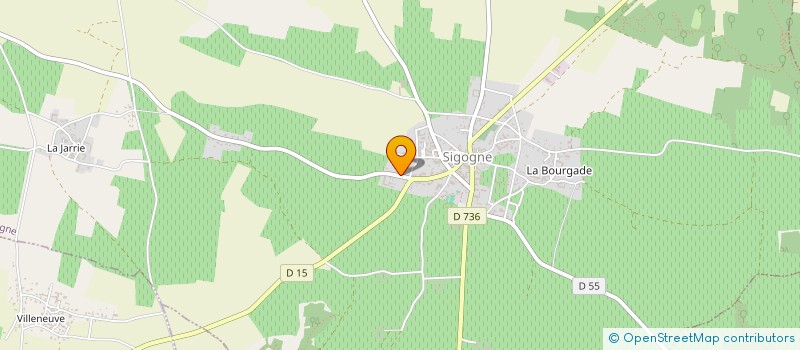 localisation de l'entreprise EARL ROBERT ALAIN à SIGOGNE