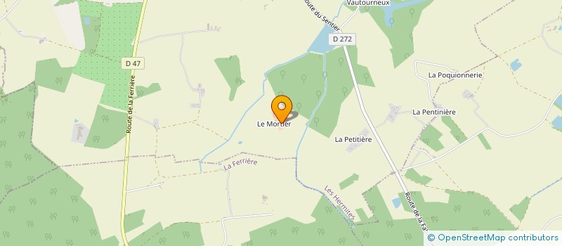 localisation de l'entreprise EARL ROBERTON à LES HERMITES