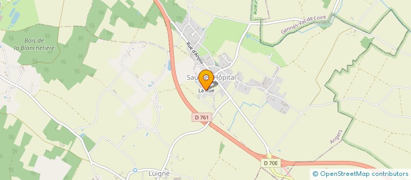 localisation de l'entreprise EARL ROBICHON PLANTES VIVACES  BRISSAC LOIRE AUBANCE