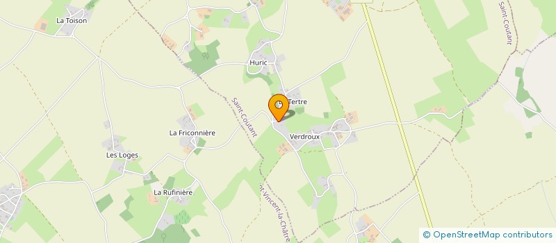 localisation de l'entreprise EARL ROBICHON QUINTARD à SAINT-COUTANT