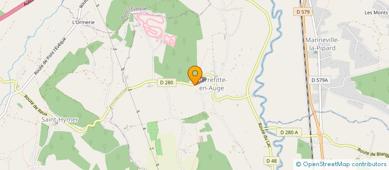 localisation de l'entreprise EARL ROBILLARD à PIERREFITTE-EN-AUGE