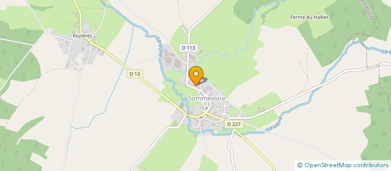 localisation de l'entreprise EARL ROBIN à SOMMEVOIRE