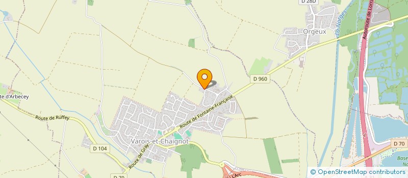 localisation de l'entreprise EARL ROBIN à VAROIS-ET-CHAIGNOT