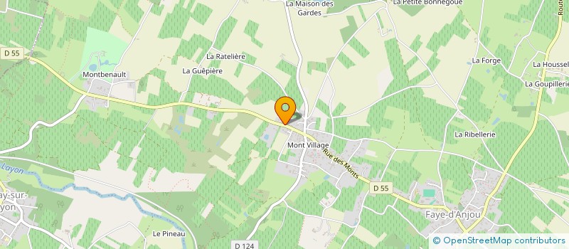 localisation de l'entreprise EARL ROBIN LOUIS ET CLAUDE à BELLEVIGNE-EN-LAYON