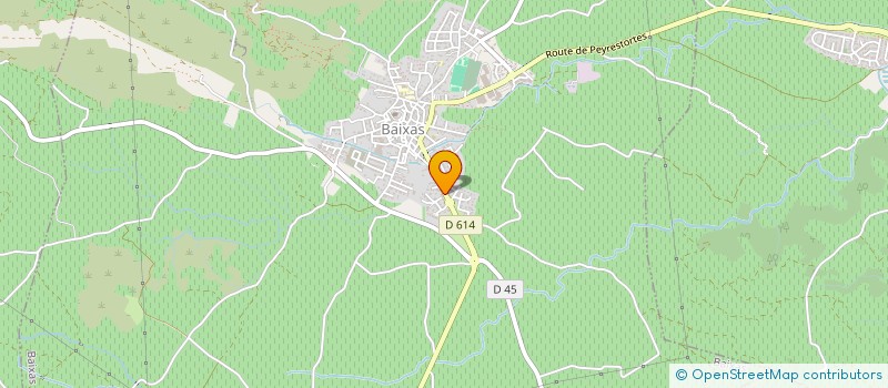 localisation de l'entreprise EARL ROC DE PLANE  BAIXAS