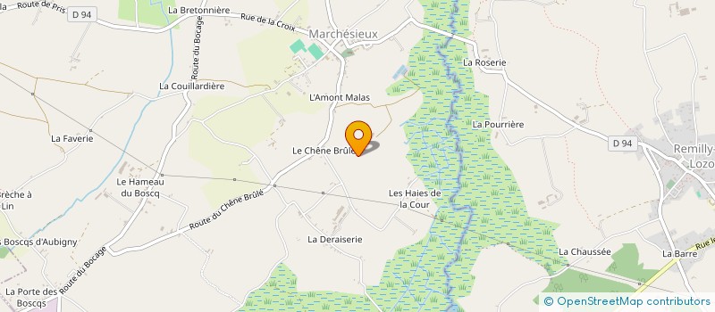 localisation de l'entreprise EARL ROCHAND à MARCHESIEUX