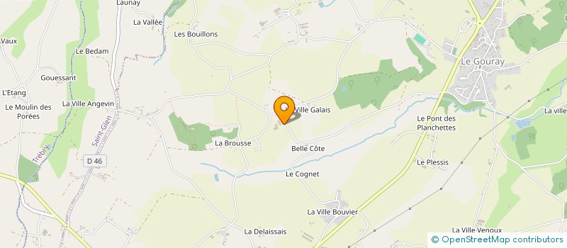 localisation de l'entreprise EARL ROCHARD à LE MENE