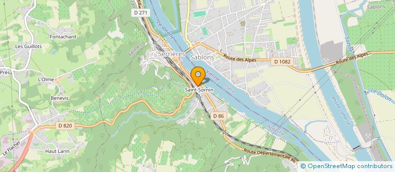 localisation de l'entreprise EARL ROCHE LES TILLEULS à CHARNAS