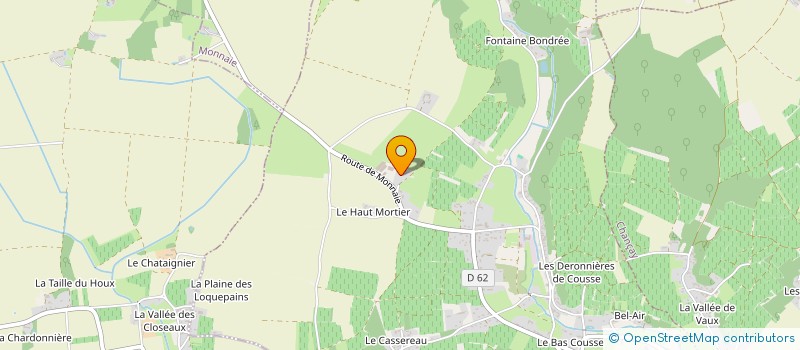 localisation de l'entreprise EARL ROCHETTE BASILE  VERNOU-SUR-BRENNE