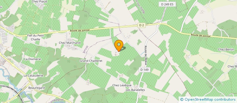 localisation de l'entreprise EARL RODE à CHAMPAGNAC