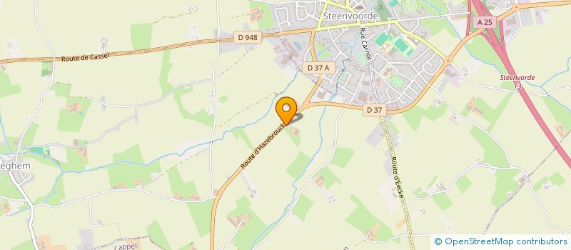 localisation de l'entreprise EARL ROELS à TERDEGHEM