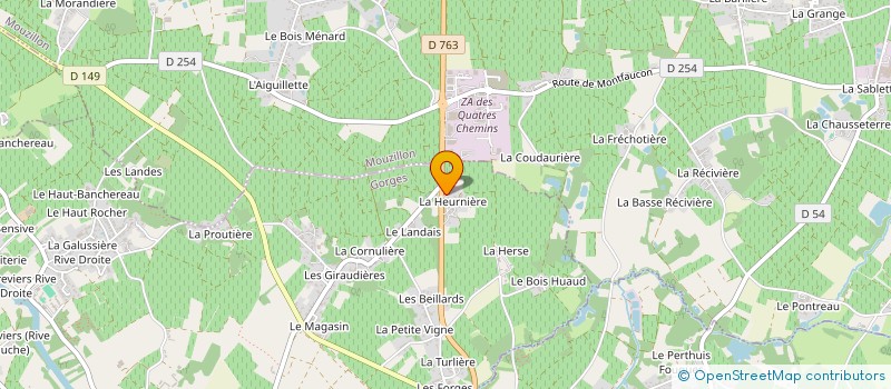 localisation de l'entreprise EARL ROGER ET FABRICE GAUTREAU à GORGES