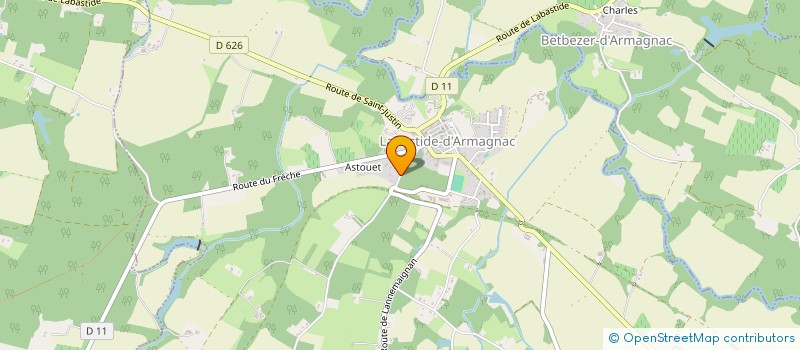 localisation de l'entreprise EARL ROHEN à LABASTIDE-D'ARMAGNAC