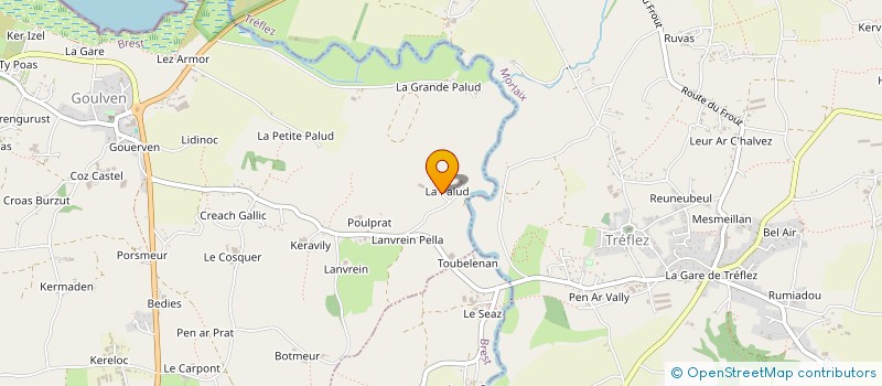 localisation de l'entreprise EARL ROLLAND à GOULVEN