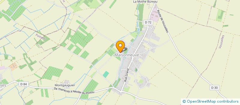 localisation de l'entreprise EARL ROLLAND  MAISONNEUVE