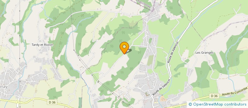 localisation de l'entreprise EARL ROLLAND JMG  SAINT-JUST-CHALEYSSIN