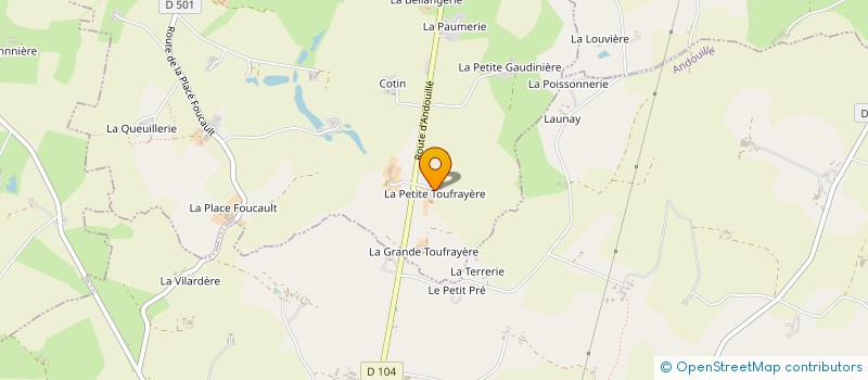 localisation de l'entreprise EARL ROMAGNE à LA BIGOTTIERE
