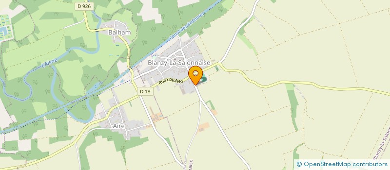 localisation de l'entreprise EARL ROMAGNY DUPUIT à ROIZY