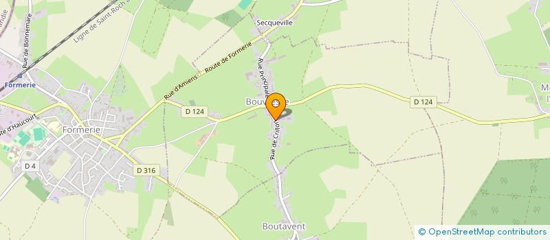 localisation de l'entreprise EARL ROMAIN THILLARD  BOUVRESSE