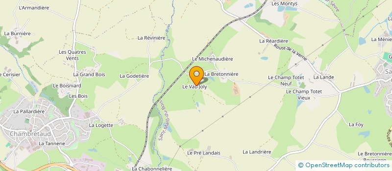 localisation de l'entreprise EARL RONDEAU YVES à SAINT-MALO-DU-BOIS