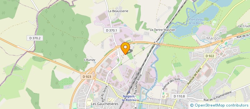 localisation de l'entreprise EARL ROQUAIN à NOGENT-LE-ROTROU